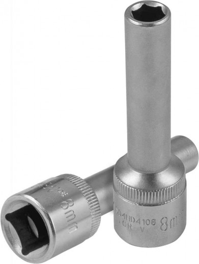 S04HD4108 Головка торцевая глубокая 1/2"DR, 8 мм фото, характеристики